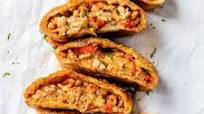 Sausage, Pepper and Onion Stromboli (Stuffed Sausage Bread) Sausage, Pepper and Onion Stromboli (Stuffed Sausage Bread)