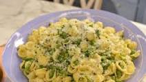 Orecchiette with Asparagus and Peas Orecchiette with Asparagus and Peas