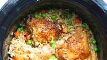 Crockpot Chicken and Rice Crockpot Chicken and Rice
