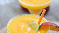 Frozen Peach Margaritas Frozen Peach Margaritas
