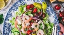 Greek Salad with Shrimp Greek Salad with Shrimp