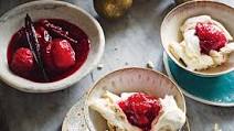 Kylie Kwong's pavlova with sweet and sour plums Kylie Kwong's pavlova with sweet and sour plums