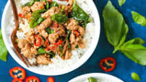 Thai Basil Chicken Bowls Thai Basil Chicken Bowls