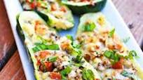 Spicy Italian Stuffed Zucchini Boats Spicy Italian Stuffed Zucchini Boats