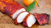 Smoked Pork Tenderloin with Harissa and Tangerine Glaze Smoked Pork Tenderloin with Harissa and Tangerine Glaze