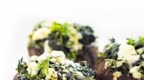 Healthy Spinach Stuffed Mushrooms Recipe with Feta Cheese and Garlic Healthy Spinach Stuffed Mushrooms Recipe with Feta Cheese and Garlic