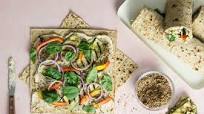 Hummus Wraps With Grilled Zucchini and Dukkah Hummus Wraps With Grilled Zucchini and Dukkah