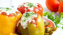 Crock Pot Stuffed Peppers with Ground Turkey Crock Pot Stuffed Peppers with Ground Turkey