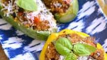 Vegetarian Stuffed Zucchini Vegetarian Stuffed Zucchini