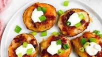 Air fryer loaded baked potato Rounds Air fryer loaded baked potato Rounds
