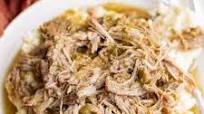 Slow Cooker Chile Verde Pork and Mashed Potatoes Slow Cooker Chile Verde Pork and Mashed Potatoes