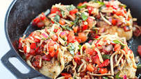 Low Carb Skillet Bruschetta Chicken Low Carb Skillet Bruschetta Chicken