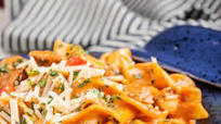 Creamy Tomato and Sausage Pasta Creamy Tomato and Sausage Pasta