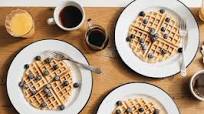 Lemon Ricotta Waffles with Blueberries Lemon Ricotta Waffles with Blueberries