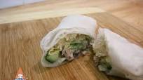 Larb Woonsen in Spring Roll Wrapper Larb Woonsen in Spring Roll Wrapper