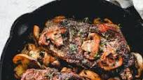 Pan Seared Steak with Mushrooms Pan Seared Steak with Mushrooms