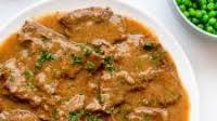 Thin Sliced Beef Round Steak with Sauce Thin Sliced Beef Round Steak with Sauce