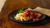 Breaded Chicken with Tomatoes Breaded Chicken with Tomatoes