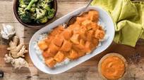 Butter Tofu with Roasted Broccoli and Basmati Rice Butter Tofu with Roasted Broccoli and Basmati Rice