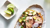 Chile-Rubbed Pork Tostadas Chile-Rubbed Pork Tostadas