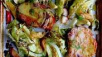 Sheet Pan Pork Chops with Apples, Cabbage & Fennel Sheet Pan Pork Chops with Apples, Cabbage & Fennel