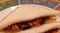 Sándwich de mantequilla de maní afrutado Sándwich de mantequilla de maní afrutado