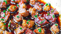 Sliced Pork Belly with Honey Garlic Sauce Sliced Pork Belly with Honey Garlic Sauce