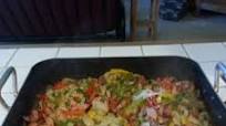 Sausage, Pepper, Onion and Potato Bake Sausage, Pepper, Onion and Potato Bake