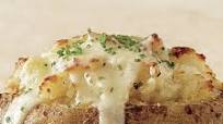 Twice-Baked Potatoes with Cheddar and Chives Twice-Baked Potatoes with Cheddar and Chives