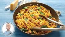 Stefano faita’s one-potan pasta with sausage and spinach Stefano faita’s one-potan pasta with sausage and spinach