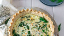 Salmon Spinach Quiche Salmon Spinach Quiche