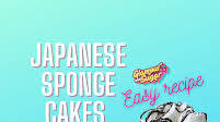 Japanese Sponge Cakes - Vanilla and Ube (Purple Yam) Flavor Japanese Sponge Cakes - Vanilla and Ube (Purple Yam) Flavor