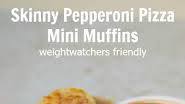 Pepperoni Pizza Mini Muffins Pepperoni Pizza Mini Muffins
