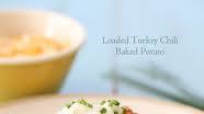 Loaded Turkey Chili Baked Potato Loaded Turkey Chili Baked Potato