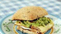 Camping Recipe: Simple Turkey, Swiss and Guacamole Toasted Sandwich Camping Recipe: Simple Turkey, Swiss and Guacamole Toasted Sandwich