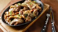 Crock Pot Chicken Livers With Mushrooms and Bacon Crock Pot Chicken Livers With Mushrooms and Bacon