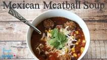 Slow Cooker Mexican Meatball Soup Slow Cooker Mexican Meatball Soup