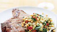 Pork Chops with Succotash Pork Chops with Succotash