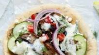 Greek Vegetarian Gyros with Portobello Mushrooms Greek Vegetarian Gyros with Portobello Mushrooms
