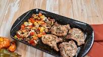 Sheet Pan Pork Chops with Garden Vegetables Sheet Pan Pork Chops with Garden Vegetables