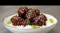 Albóndigas en Salsa Barbacoa Coreana Albóndigas en Salsa Barbacoa Coreana