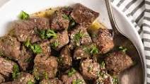 Air Fryer Steak Bites with Lemon Garlic Butter Air Fryer Steak Bites with Lemon Garlic Butter