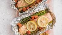 Grilled Salmon and Asparagus Foil Packets Grilled Salmon and Asparagus Foil Packets
