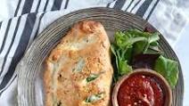 Spinach and Chicken Calzone with Two-Ingredient Dough Spinach and Chicken Calzone with Two-Ingredient Dough