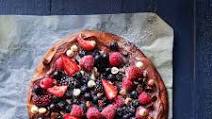 Chocolate Pizza With Berries Chocolate Pizza With Berries
