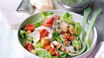 Caesar salad with roasted tomatoes Caesar salad with roasted tomatoes
