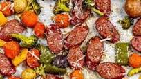 Sheet Pan Sausage And Veggies Sheet Pan Sausage And Veggies