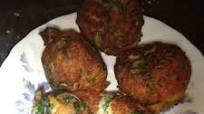 Palak paneer pakoras Palak paneer pakoras