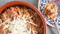 Youvetsi (Greek beef or lamb and orzo stew) Youvetsi (Greek beef or lamb and orzo stew)
