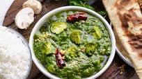 Garlic Palak Mushroom | Dabha Style Lasooni / Garlic Palak Mushroom Curry | Palak Mushroom Curry Garlic Palak Mushroom | Dabha Style Lasooni / Garlic Palak Mushroom Curry | Palak Mushroom Curry